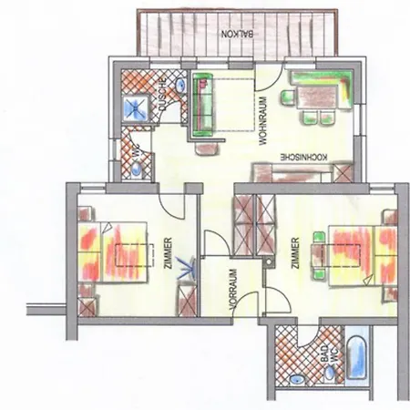 شقة Haus Rosmarie