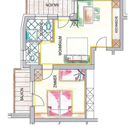 Haus Rosmarie شقة نيوستيف ام ستوبيتا