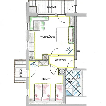 شقة Haus Rosmarie